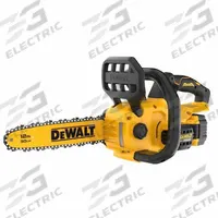DEWALT Cordless Chainsaw Kit: 12 in Bar Lg, Top Handle, Auto/Adj Chain Oiler, 20 V, Battery-Powered (MPN DCCS621P1). Key specifications — Brand: DEWALT; Chain Oiler: Auto/Adjustable.