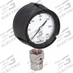 ASHCROFT Pressure Gauge with Diaphragm Seal: 0 psi to 300 psi, 1259/311-312, 4 1/2 in Dial, Bottom (MPN 451259SD04L/50312HH04TXCF300#). Key specifications — Brand: ASHCROFT; Gauge Case Liquid: None; Seal Fill Liquid: Halocarbon; Seal Lower Housing Material: Hastelloy C-276; Accuracy: ±1.00%; Gauge Wetted Parts: Stainless Steel.