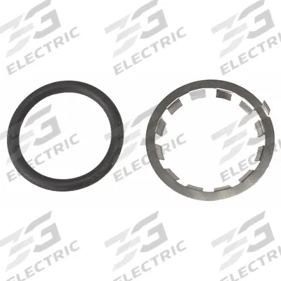 RAPIDAIR Tube Fitting Seal: Buna-N, 1/2 in Compatible Tube Size - Replacement Seals for Compressed Air System Nylon Fittings