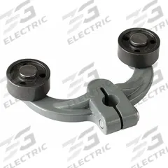 EATON Forked Roller Lever: Forked Roller Lever, Fixed, 1.5 in Arm/Operator Lg - Max, E50 (MPN E50KL545). Key specifications — Brand: EATON; Compatible with Series: E50; Roller Position: Front; Actuator Style: Forked Roller.