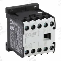 EATON Miniature IEC Magnetic Contactor: Non-Reversing, 3 Poles, 3NO Contacts, 9 A, 24V AC Coil (MPN XTMC9A10T). Key specifications — attr945107: EATON; attr972381: Yes.