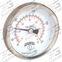 WINTERS Dial Thermometer: 30°F to 250°F /0°C to 120°C, +/- 1% Accuracy, 2 1/2 in Dial Dia (MPN TSW174-SWLF.). Key specifications — Brand: WINTERS; Accuracy: +/- 1%.