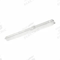 LED Wet Location Fixture: 4 ft Lg, 4,195 lm, 4000K, 33.8 W, 120/277V AC, IP65/IP66/IP67 IP Rated (MPN LXEN4-40LW-RFA-EDU). Key specifications — attr1258082: Fiberglass; attr1258062: IP66; attr1258100: COLUMBIA LIGHTING; attr1258101: 4000K; attr1258067: 120/277V AC.