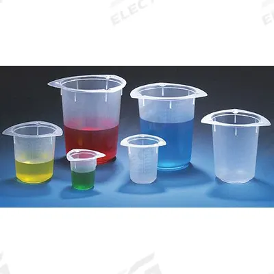 APPROVED VENDOR Tri-Pour Beaker: Low Form, Molded Graduation, Polypropylene, Translucent - Low Form Plastic Beakers Without Handles