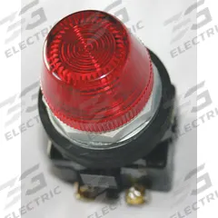 EATON Pilot Light: 30 mm Panel Mounting Size, Red, LED, 120 V AC Max Volt Rating (Supply) (MPN HT8HBRL1). Key specifications — Series: HT800; Brand: EATON; Includes Push-To-Test: No Push-To-Test Included.