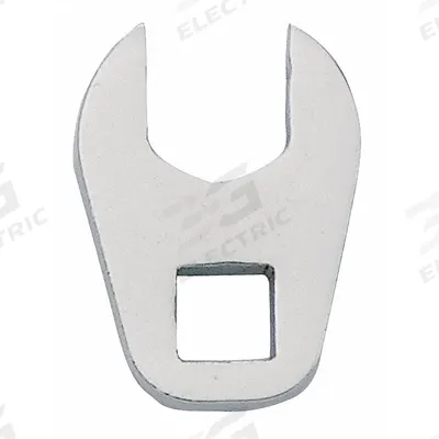 PROTO Crowfoot Socket Wrench: Alloy Steel, Chrome, 3/8 in Drive Size - Metric Open End Crowfoot Wrenches
