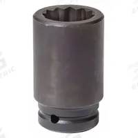PROTO Impact Socket: 3/4 in Drive Size, Metric, 43 mm Socket Size, 12-Point, Deep, Black Oxide (MPN J07543MLT). Key specifications — attr1215501: PROTO; attr1215515: Black Oxide; attr1215518: 43 mm.