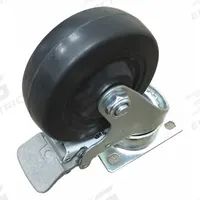 WESTWARD 4" x 1-1/4" Rubber Caster w/Full Brake: For 2CZY2/2CZY5, For BSD-331031/BSD-331041 (MPN TT10A002FG). Key specifications — attr314611: 2CZY2; attr314612: BSD-331031; attr424386: 4" x 1-1/4" Rubber Caster w/Full Brake; attr314613: Westward; attr325168: WESTWARD.