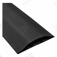 Cable protector: 1 Channels, 3 1/4 in Overall Wd, 3/4 in Overall Ht, 10 ft Lg, Rubber, Black (MPN D-2-10-BK). Key specifications — Color: Black; Brand: ELECTRIDUCT.