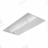 DAYBRITE Recessed Troffer: 4 ft Lg, 2 ft Wd, 7,400 lm, 4000K, 83 W, 120 to 277V AC, No Sensor (MPN 2EVG74L840-4-D-UNV-DIM). Key specifications — attr1261884: 120 to 277V AC; attr1261878: DAYBRITE; attr1261883: (4) Lamp T8; attr1261870: 4000K; attr1261880: Yes.