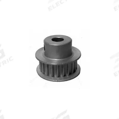 Dayton Timing Pulley: Curvilinear, Fixed, For HTD Timing Belt Section, For 6 mm Belt Wd - HTD Section Fixed-Bore Timing Pulleys with Hub