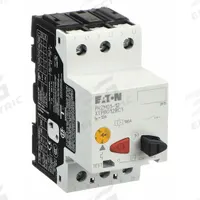 EATON Manual Motor Protector: Non-Reversing, 3 Poles, 12 A, Thermal Protection, Push Button (MPN XTPB012BC1). Key specifications — Maximum Voltage Rating: 600V AC; Brand: EATON; Thermal Units Required: None (Starter Includes Integrated Thermal Units); Frame Size (Width): 45mm (B Frame).