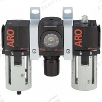 ARO Filter/Regulator/Lubricator: 3/4 in NPT, 171 cfm, 150 psi Max Op Pressure, 5 micron, 2000 Series (MPN C38351-800). Key specifications — attr109588: 2000; attr109524: ARO.
