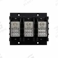 BUSSMANN Power Distribution Block: Open, Lug, Lug, 6 AWG – 350 kcmil For Line Side Wire Sizes (MPN PDB370-3). Key specifications — attr1361688: Surface; attr1308686: BUSSMANN; attr1361672: Aluminum.