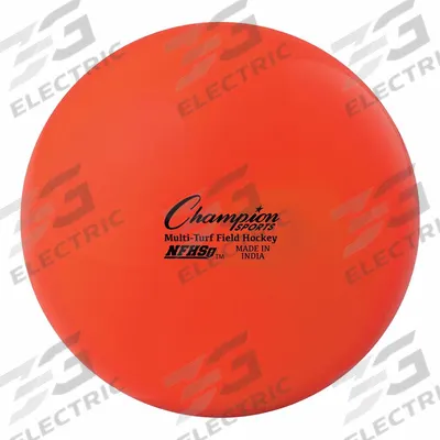 CHAMPION SPORTS Field Hockey Ball Set: Orange, 2 3/4 in Overall Dia, NFHS - Field Hockey Balls