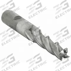 CLEVELAND Square End Mill: High Speed Steel, TiCN Coated, 4 Flute, 9/32" Mill Dia, 1-3/8" LOC (MPN C33409)