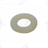 OILITE Thrust Washer: 1/2 in Bore, Nylon, 101, 3 in OD, 0.125 in Thick, -20°F to 210°F, White (MPN NT-2448-4B). Key specifications — Material Grade: 101; System of Measurement: Inch; Standards: RoHS Certified; Color: White; Brand: OILITE.