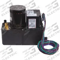 HARTELL Condensate Removal Pump: 380/460V AC, 1 gal Tank, 1/2 hp, 9.57 gpm, 60 ft Max. Head (MPN A5X-460). Key specifications — Nameplate Voltage: 380/460V AC; Brand: HARTELL; Included Accessories: Safety Switch; Plenum Rated: Yes.
