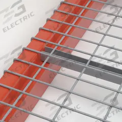 NASHVILLE WIRE Pallet Rack Decking: 52 in x 42 in, Waterfall, Std Wire Decking, 6 ga Decking, Gray (MPN D4252AA3A1). Key specifications — Wire Decking Style: Standard; Finish: Powder Coated; Brand: NASHVILLE WIRE; Material: Steel; Decking Edge: Waterfall; Color: Gray.
