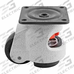 FOOT MASTER Plate Caster: Nylon Tread, 63 mm Wheel Dia, 103 mm Mounting Ht, 1,102 lb Load Capacity (MPN GDN-80F). Key specifications — Brand: FOOT MASTER; Frame Color: White.