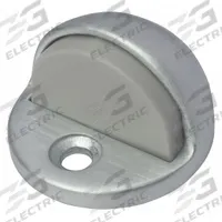 Dome Door Stop: Floor - Mounted, 1 3/4 in Wd, 1 1/8 in Overall Ht, Chrome (MPN 440.26D). Key specifications — Product Type: Dome Door Stop; Brand: ROCKWOOD; Color: Gray.