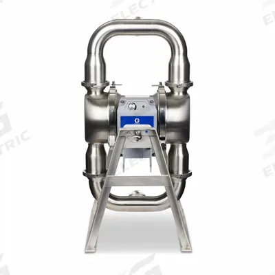 GRACO Electric Diaphragm Pump: Stainless Steel Body, Three Phase, 200-240V AC - FDA-Compliant EODD Pumps