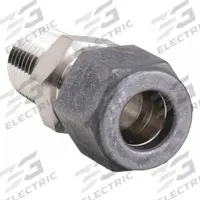 PARKER Compression Fitting Adapter: 1/4 in OD x 1/2 in Pipe Fitting Size, Compression x MNPT (MPN 4-8 FH4BZ-SS). Key specifications — Series: CPI(TM); Compatible Fitting Brands: CPI™; Brand: PARKER.
