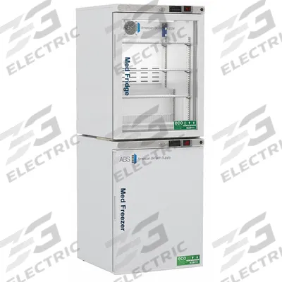 AMERICAN BIOTECH SUPPLY Refrigerator and Freezer: 5.4 cu ft Refrigerator Capacity - Pharmacy Refrigerator-Freezers