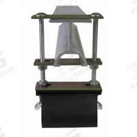 GLEASON Festoon End Clamp: 1.25 in – 1.25 in, 10.1 in Overall Lg (MPN F-ICE-D). Key specifications — Brand: GLEASON; Compatible I-Beam Size: S6 x 12.5; Material: Steel; Product Type: Clamp.