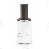 PROTO Socket Bit: 3/8 in Drive Size, Hex Tip, 3/16 in Tip Size, 1 13/16 in Overall Lg, Fixed Insert (MPN J49903/16ST). Key specifications — attr1204765: Fixed Insert; attr1204767: PROTO.