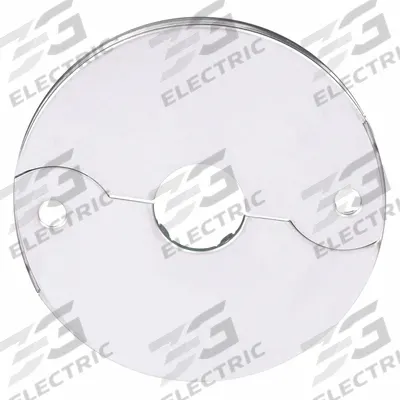 APPROVED VENDOR Escutcheon: Stainless Steel, 1/2 in Fits Pipe Size - Split-Flange Escutcheons