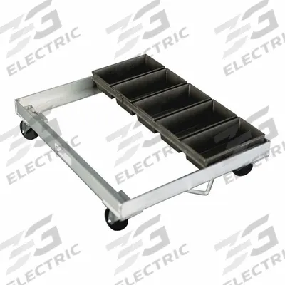 NEW AGE INDUSTRIAL Bread Pan Dolly: 800 lb Max Load Capacity, 9 in Overall Ht - Bread Pan Dollies