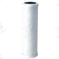 PENTAIR/EVERPURE Water Filter Cartridge: 0.5 micron, 1.7 gpm, 10,000 gal, 9 3/4 in Overall Ht (MPN EV910857-75). Key specifications — Filter Media: Polyphosphate; Brand: PENTAIR/EVERPURE.