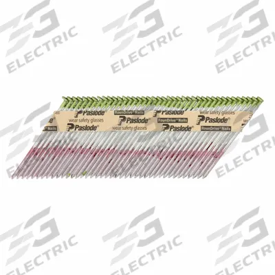 PASLODE Framing Nails,3 1/2" L,Galvanized: Framing Nails, Offset Round, Smooth - Collated Framing Nails