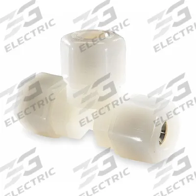 PARKER Compression Tee Fitting: 5/16 in OD x 5/16 in OD x 5/16 in OD Size - General Purpose Nylon Compression Fittings