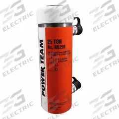 POWER TEAM Standard Hydraulic Rams: Double Acting, 25 ton Nominal Capacity, 6 in Nominal Stroke Lg (MPN RD256). Key specifications — attr98927: POWER TEAM.