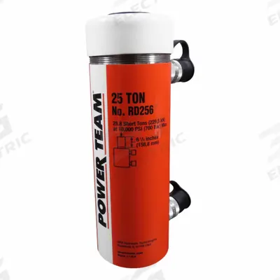 POWER TEAM Standard Hydraulic Rams: Double Acting, 25 ton Nominal Capacity - General Purpose Rams