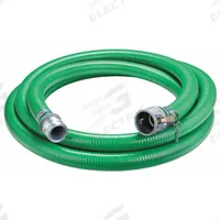 Water Suction and Discharge Hose: 4 in Hose Inside Dia., 55 psi, Green, 4 in x 4 in Fitting Size (MPN 4YLN5). Key specifications — Temp. Range: 0° to 158°F; Hose Color: Green; Brand: CONTINENTAL.