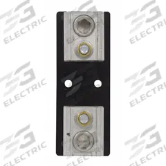 BUSSMANN Fuse Block: Open Block Design, 1 Pole, 600 V AC, Box Lug, Non-Indicating (MPN T60400-1C). Key specifications — Brand: BUSSMANN.