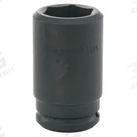PROTO Impact Socket: 1 1/2 in Drive Size, SAE, 4 1/16 in Socket Size, 6-Point, Deep, 7 in Overall Lg (MPN J15065L). Key specifications — attr1215501: PROTO; attr1215515: Black Oxide; attr1215518: 4-1/16 in.
