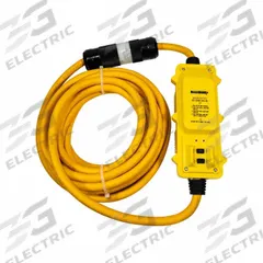 SOUTHWIRE GFCI: Manual Reset, 25 ft Lg, 10/3, L6-30P Plug, 30 A Current, 240V AC, L6-30R, Yellow (MPN 44800020-1). Key specifications — NEMA Plug Configuration: L6-30P; NEMA Receptacle Configuration: L6-30R; Brand: SOUTHWIRE; Voltage: 240V AC.