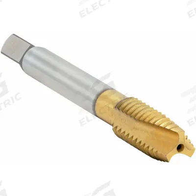CLEVELAND Spiral Point Tap: 3/8"-16 UNC, H2 / 2B, 3 Flute, Plug Chamfer - General Purpose Spiral-Point Taps
