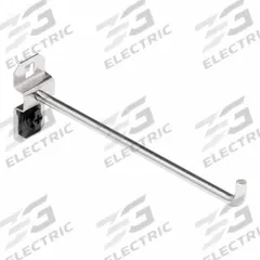 TRITON PRODUCTS Single Rod Pegboard Hook: 6 in x 1 in x 2 1/4 in, 3 Hooks, 6 in Hook Dp, Surface (MPN 61629). Key specifications — Mounting Type: Surface; Includes: ABS Retainers; Finish: Brushed; Color: Silver; Accessory Type: 90-Degree Single Hook; Locking System: ABS Retainers; Material: Stainless Steel; For Tool Type: Tape.