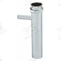 APPROVED VENDOR Tailpiece: Brass, Chrome, Silver, 1 1/2 in Nominal Pipe Size, 8 in Overall Lg, Slip (MPN 35088). Key specifications — Finish: Chrome; Brand: APPROVED VENDOR; Connection Type: Slip.