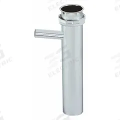 APPROVED VENDOR Tailpiece: Brass, Chrome, Silver, 1 1/2 in Nominal Pipe Size, 8 in Overall Lg, Slip (MPN 35088). Key specifications — Finish: Chrome; Brand: APPROVED VENDOR; Connection Type: Slip.