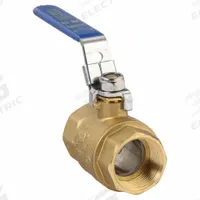 APPROVED VENDOR Manual Two-Way Ball Valve: 1 1/4 in, Straight, FNPT x FNPT, Full Port Ball Port (MPN 32H974). Key specifications — Brand: APPROVED VENDOR; Handle: Locking Lever.