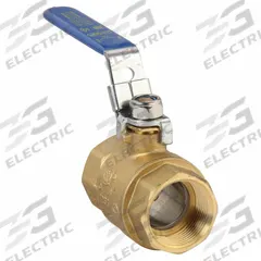 APPROVED VENDOR Manual Two-Way Ball Valve: 1 1/4 in, Straight, FNPT x FNPT, Full Port Ball Port (MPN 32H974). Key specifications — Brand: APPROVED VENDOR; Handle: Locking Lever.