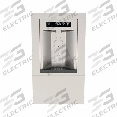 HAWS Bottle Filling Station: On-Wall, Non-Refrigerated, Stainless Steel, Silver - On-Wall Bottle Fillers