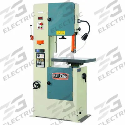 BAILEIGH INDUSTRIAL Band Saw: 19 5/8 in Throat Dp - Vertical, 70-1700 SFPM - Manual Vertical Metal-Cutting Band Saws