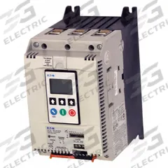 EATON Soft Start: 600V AC, 105 A Output Current, With Bypass, NEMA 1, 60/50 Hz, Three Phase, 24V DC (MPN S811+R10N3S). Key specifications — Control Voltage: 24V DC; Manufacturer Part Number: S811+R10N3S.